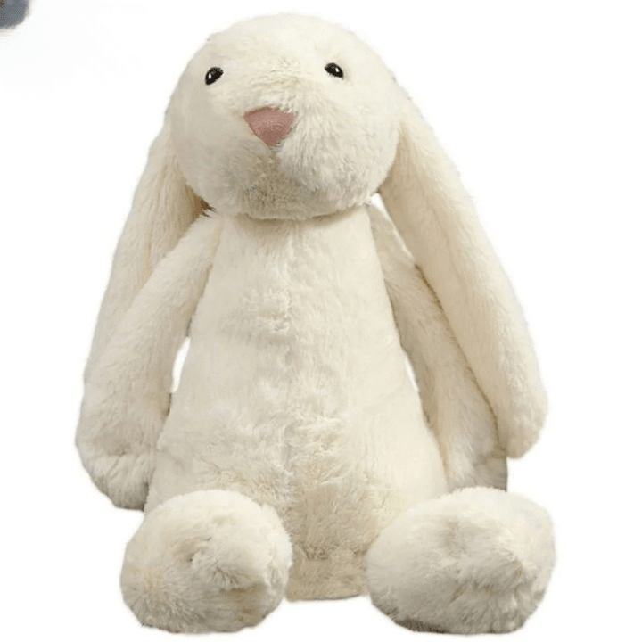 Stuffed rabbit™ | Lapin en peluche à oreilles longues de 30/35/45 - Cigogne et bébé