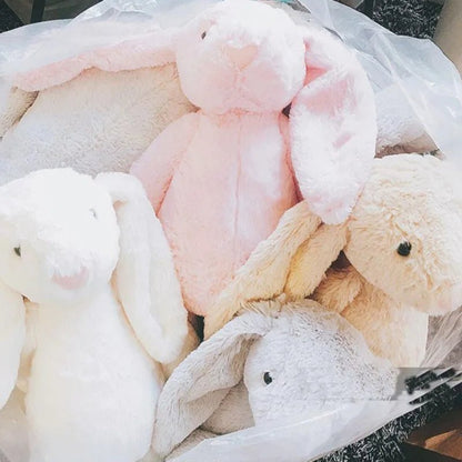 Stuffed rabbit™ | Lapin en peluche à oreilles longues de 30/35/45 - Cigogne et bébé