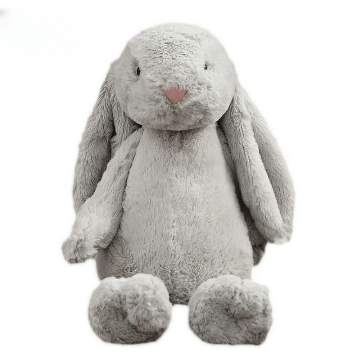 Stuffed rabbit™ | Lapin en peluche à oreilles longues de 30/35/45 - Cigogne et bébé