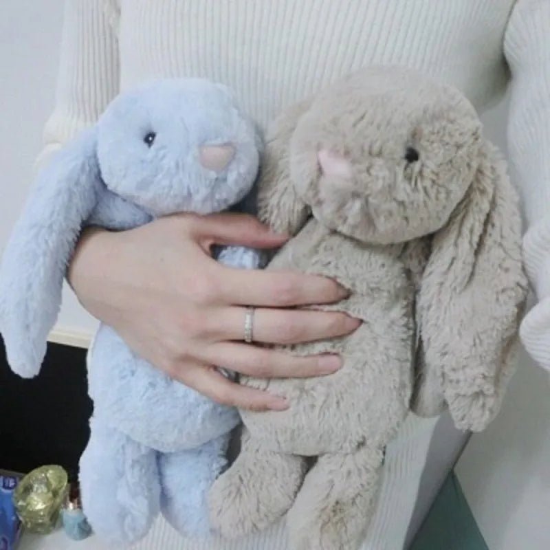 Stuffed rabbit™ | Lapin en peluche à oreilles longues de 30/35/45 - Cigogne et bébé