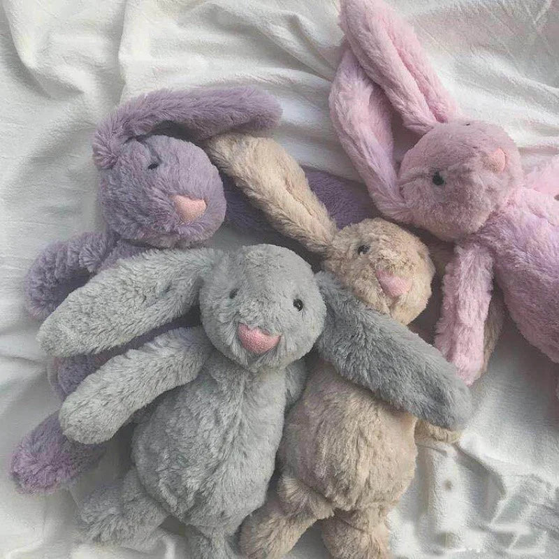 Stuffed rabbit™ | Lapin en peluche à oreilles longues de 30/35/45 - Cigogne et bébé