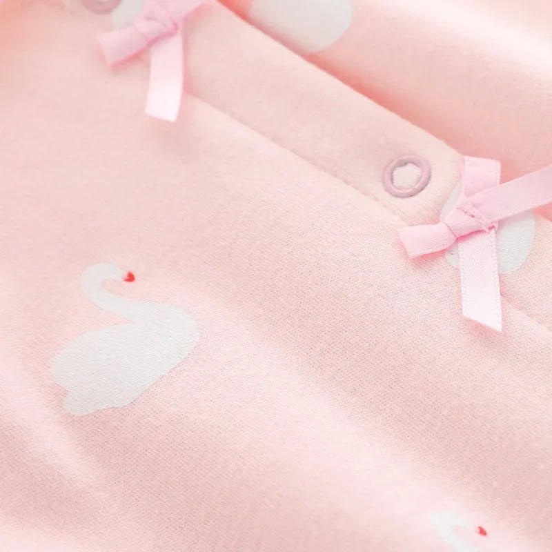SUMMER CLOTHING™ |Vêtement d'été pour bébé fille - Cigogne et bébé