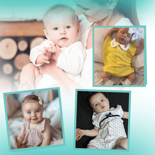 SUMMER CLOTHING™ |Vêtement d'été pour bébé fille - Cigogne et bébé