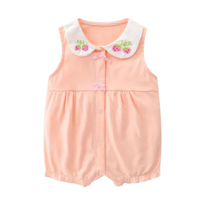 SUMMER CLOTHING™ |Vêtement d'été pour bébé fille - Cigogne et bébé