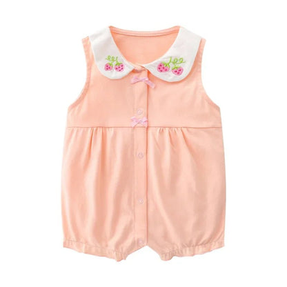SUMMER CLOTHING™ |Vêtement d'été pour bébé fille - Cigogne et bébé