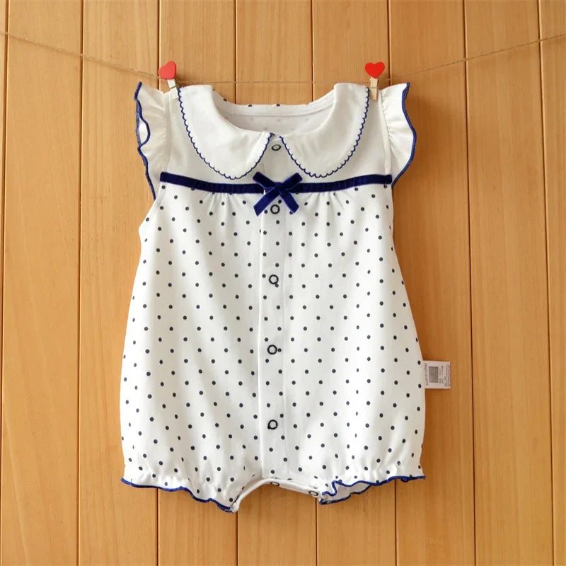 SUMMER CLOTHING™ |Vêtement d'été pour bébé fille - Cigogne et bébé