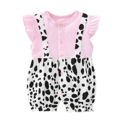 SUMMER CLOTHING™ |Vêtement d'été pour bébé fille - Cigogne et bébé