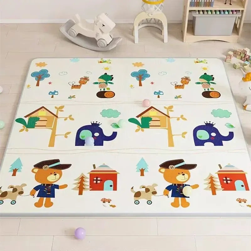 Tapis de jeu ours et éléphant