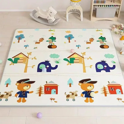 Tapis de jeu ours et éléphant
