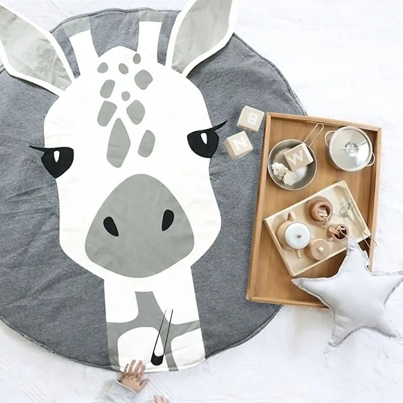 Tapis d'éveil - Cigogne et bébé