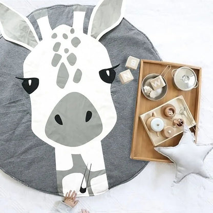 Tapis d'éveil - Cigogne et bébé