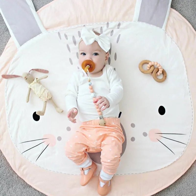 Tapis d'éveil - Cigogne et bébé