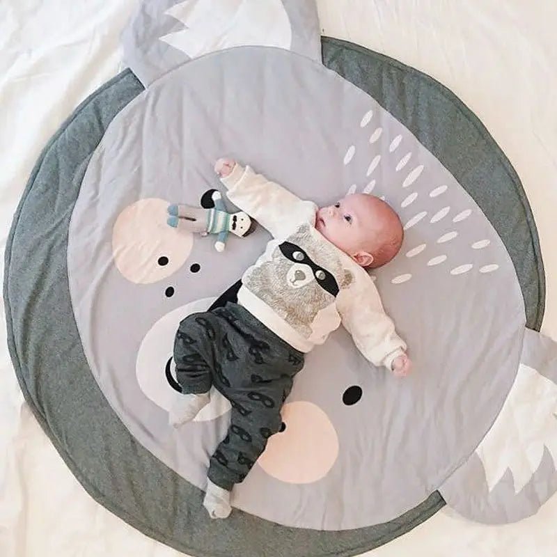 Tapis d'éveil - Cigogne et bébé