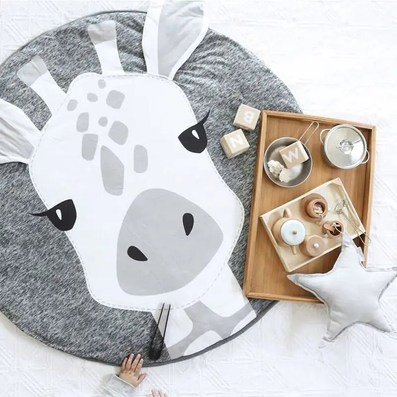 Tapis d'éveil - Cigogne et bébé