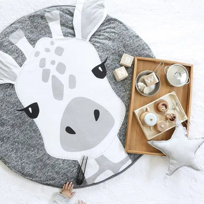 Tapis d'éveil - Cigogne et bébé