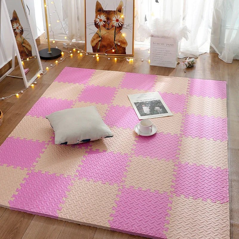 Tapis d'éveil - puzzle en mousse - Cigogne et bébé