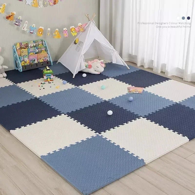 Tapis d'éveil - puzzle en mousse - Cigogne et bébé