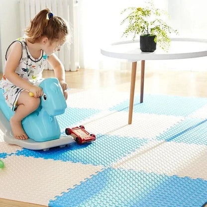Tapis d'éveil - puzzle en mousse - Cigogne et bébé