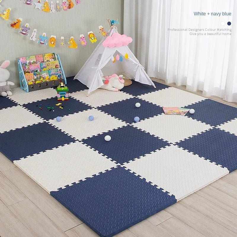 Tapis d'éveil - puzzle en mousse - Cigogne et bébé