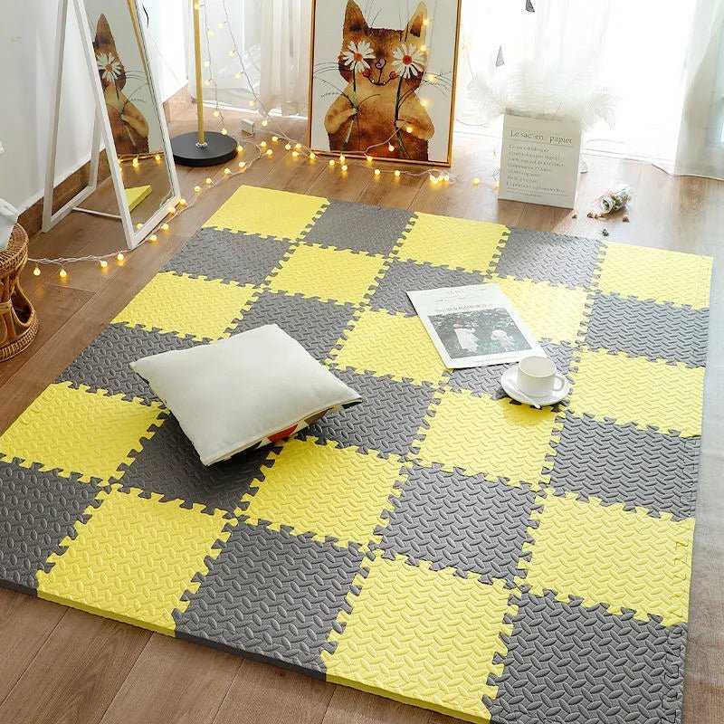 Tapis d'éveil - puzzle en mousse - Cigogne et bébé