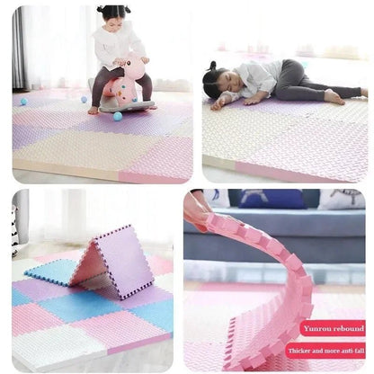 Tapis d'éveil - puzzle en mousse - Cigogne et bébé