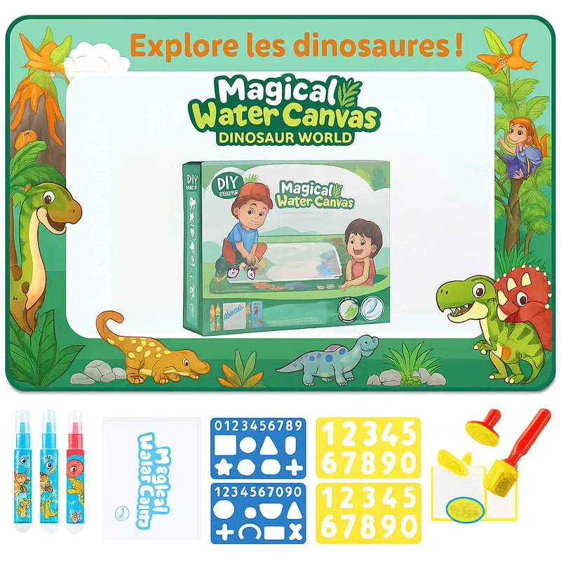 Tapis de dessin magique pour enfant – Explore le monde des dinosaures