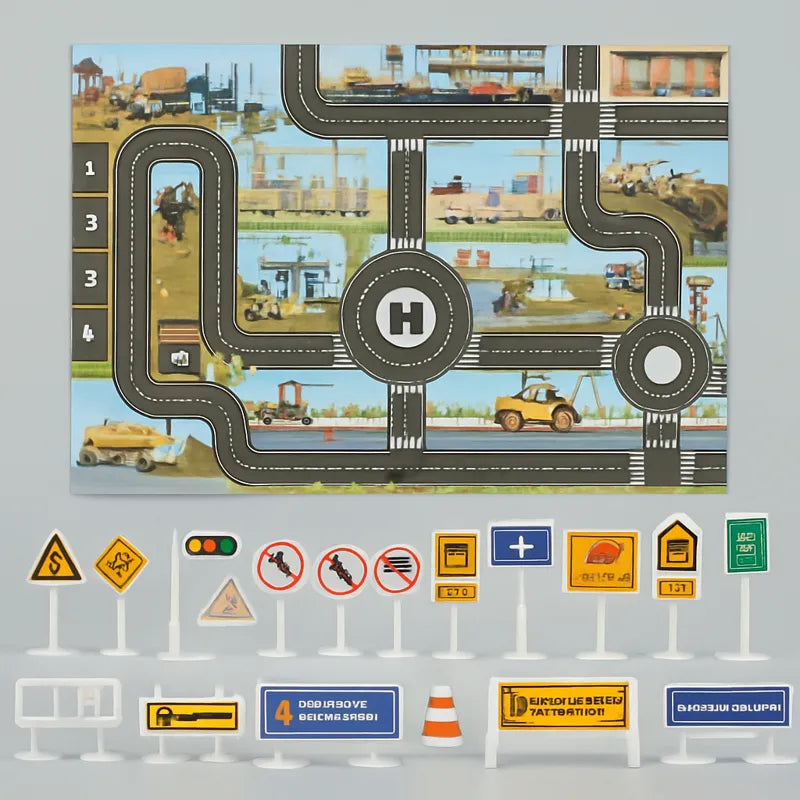 Circuit chantier de construction