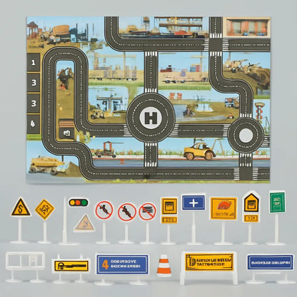Circuit chantier de construction