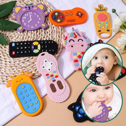 Teething ring™ | Anneau de dentition en SILICONE pour bébé, - Cigogne et bébé