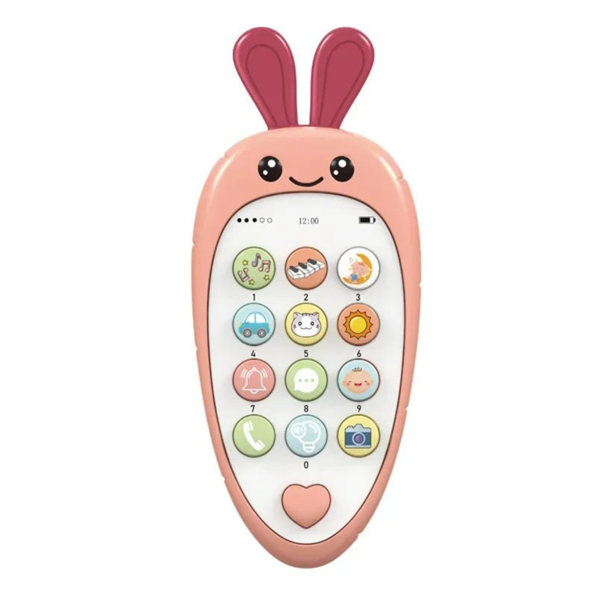 téléphone jouet bébé rose éducatif pour motricité et curiosité