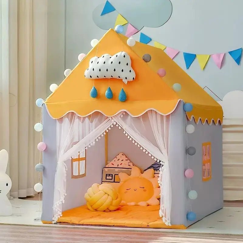 Tente enfant - Cigogne et bébé