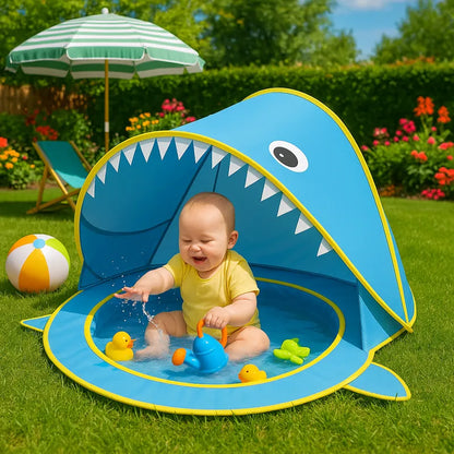 Tente de plage bébé | protection solaire