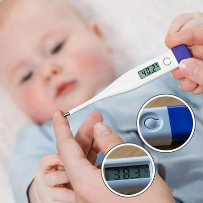 Thermomètre bébé digital sous le bras pour mesure précise de la température