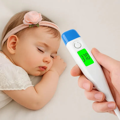 Thermomètre sans contact bébé mesurant la température pendant le sommeil