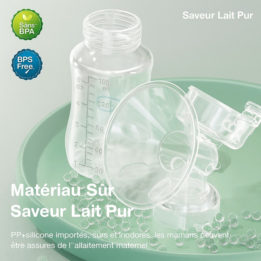 Tire - lait manuel - Cigogne et bébé