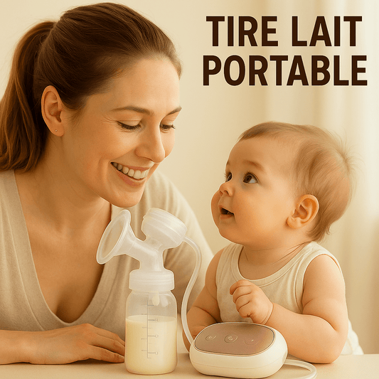 Tire - lait | portable - Cigogne et bébé