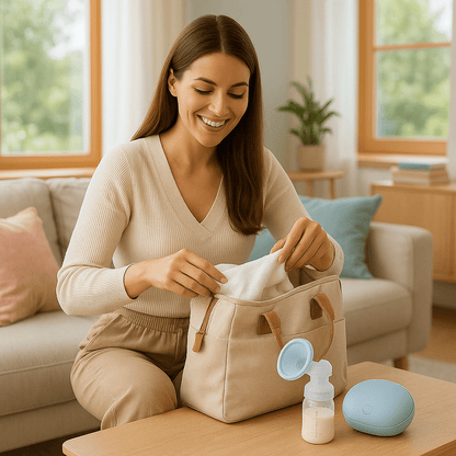 Tire - lait | portable - Cigogne et bébé