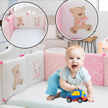 Tour de lit bébé - Cigogne et bébé