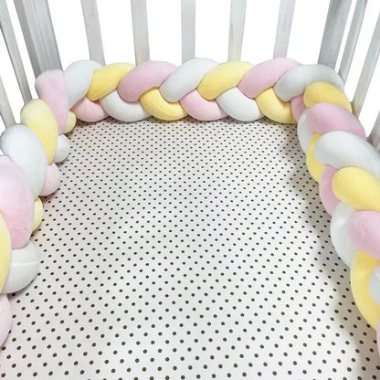 Tresse de lit pour bébé - Cigogne et bébé