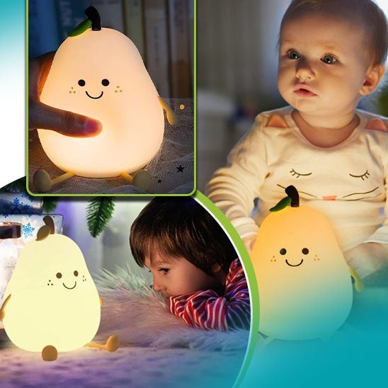 Veilleuse bébé - Cigogne et bébé