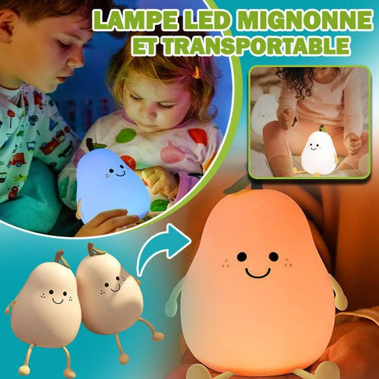 Veilleuse bébé - Cigogne et bébé