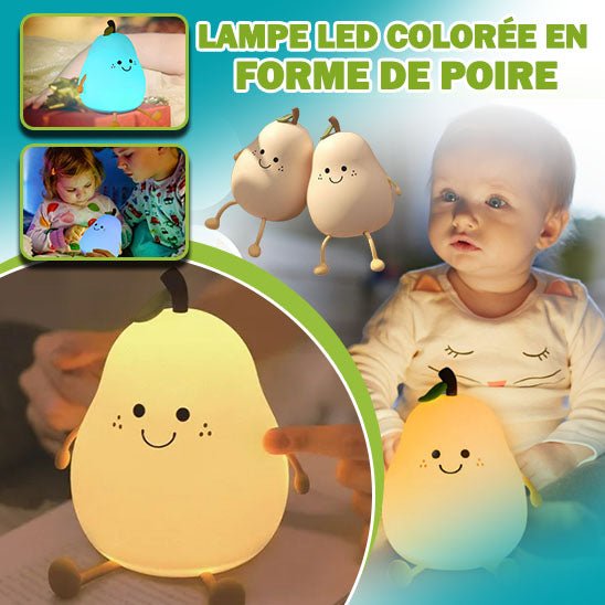 Veilleuse bébé - Cigogne et bébé