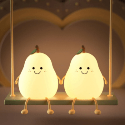 Veilleuse bébé - Cigogne et bébé
