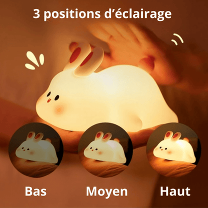 Veilleuse en forme de lapin - Cigogne et bébé