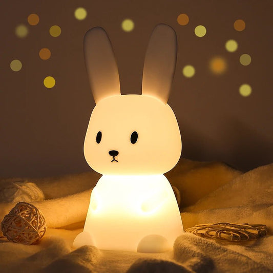 Veilleuse lapin - Cigogne et bébé