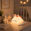 Veilleuse lapin bébé – Lumière douce et sécurisée pour chambre enfant