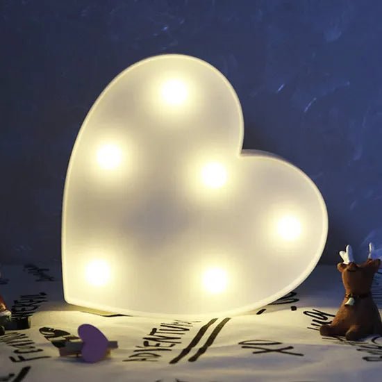 Veilleuse led pour chambre d'enfant - Cigogne et bébé
