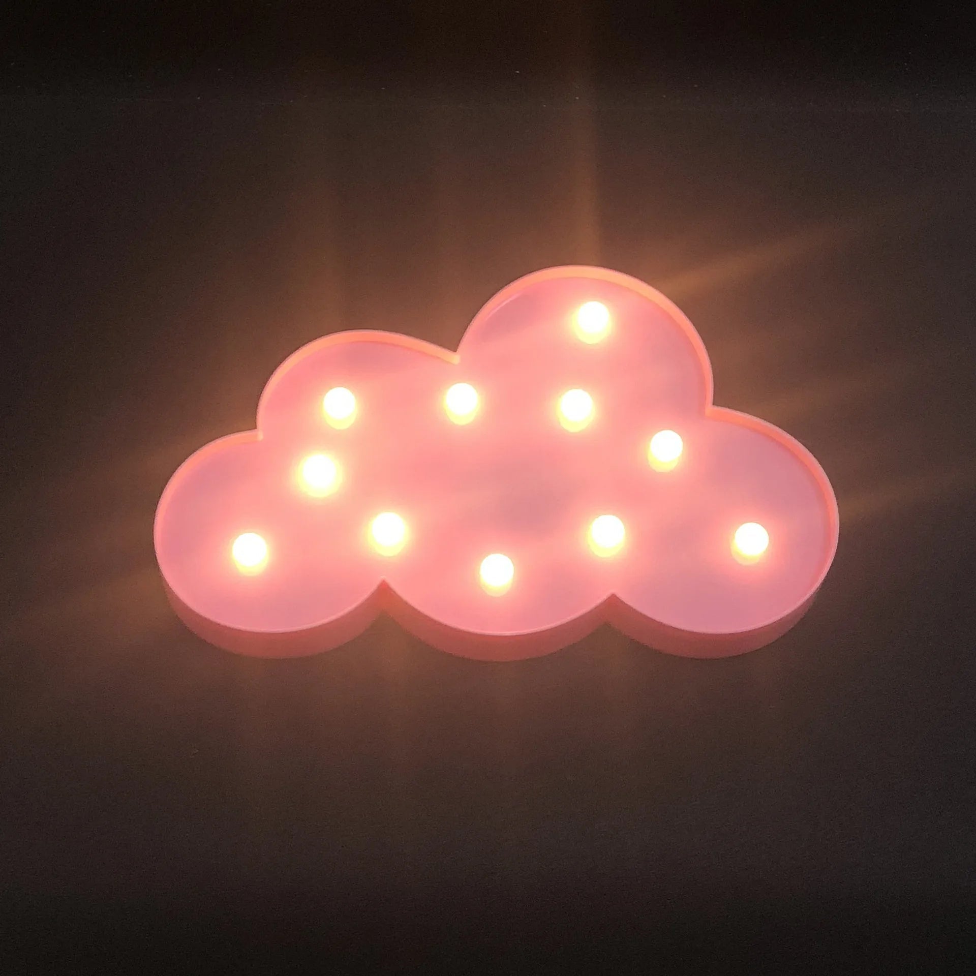 Veilleuse led pour chambre d'enfant - Cigogne et bébé