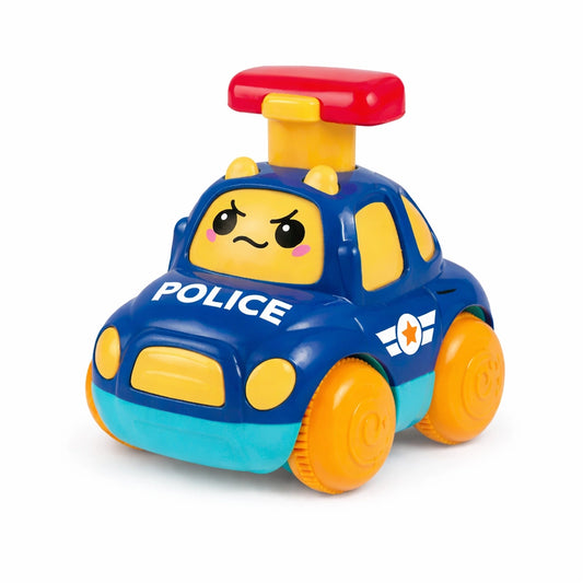 voiture jouet bébé police press and go sans piles jouet éducatif enfant