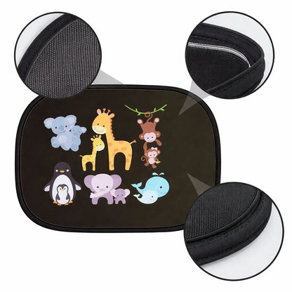 Pare-soleil voiture bébé magnétique – Protection UV et confort thermique - Lot de 2